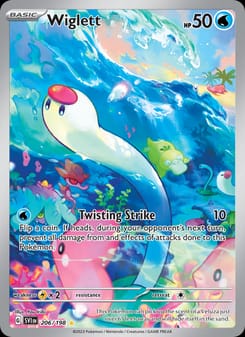 Wiglett 206/198 Illustration Rare – Scarlet & Violet Base Set Pokémon card
