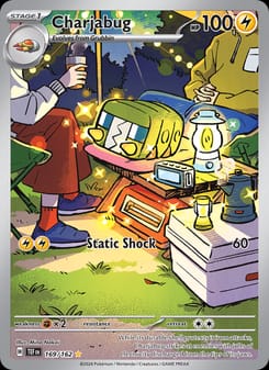 Charjabug 169/162 Illustration Rare – Temporal Forces Pokémon card