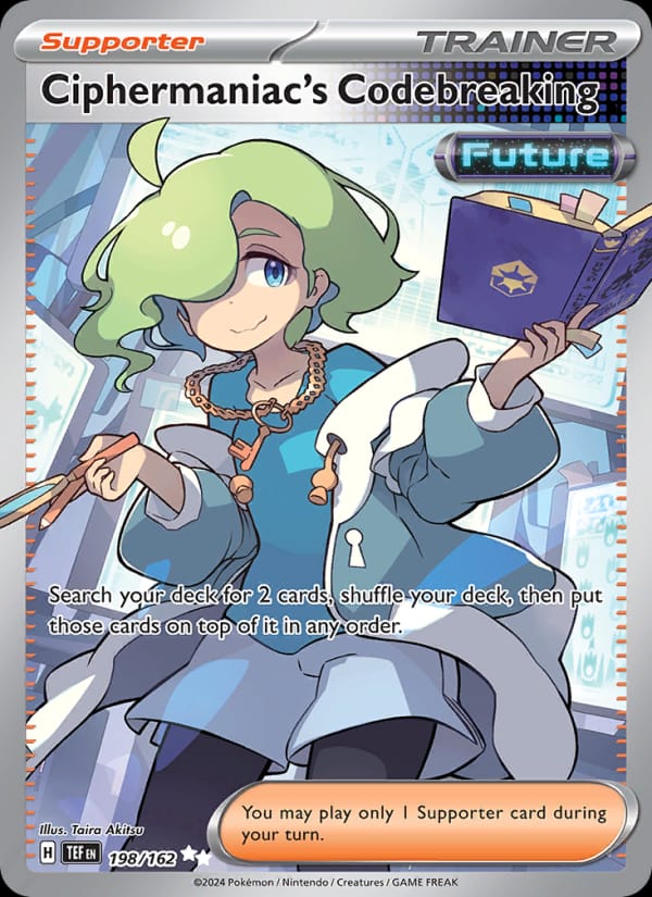 Ciphermaniac's Codebreaking 198/162 Temporal Forces Pokémon card