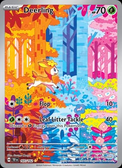 Deerling 165/162 Illustration Rare – Temporal Forces Pokémon card