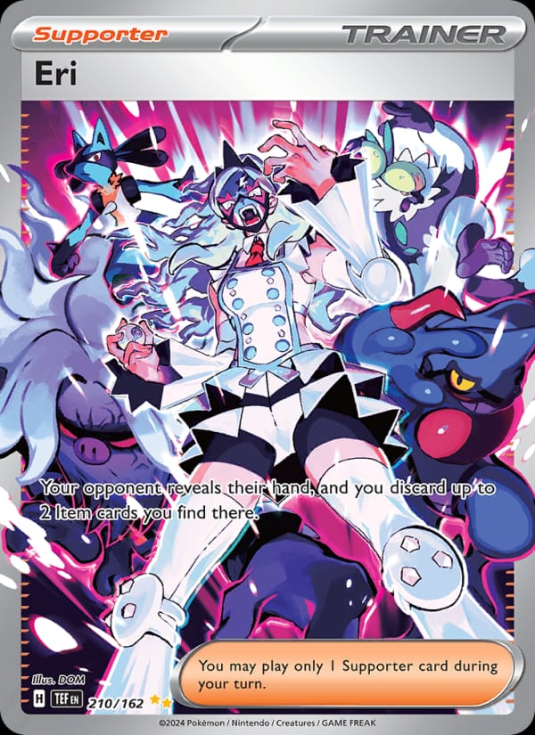 Eri 210/162 Temporal Forces Pokémon card