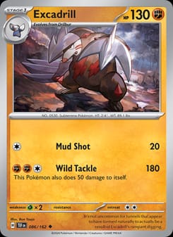 Excadrill 086/162 Uncommon – Temporal Forces Pokémon card