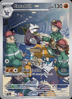 Excadrill 174/162 Illustration Rare – Temporal Forces Pokémon card