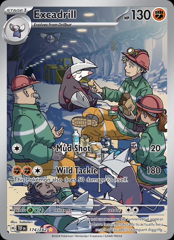 Excadrill 174/162 Temporal Forces Pokémon card