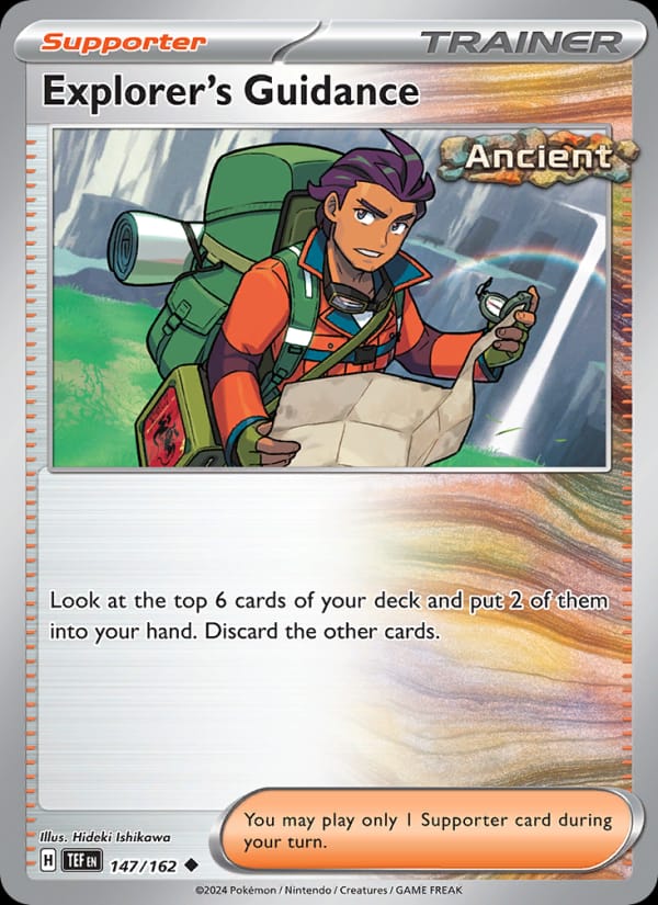 Explorer's Guidance 147/162 Temporal Forces Pokémon card