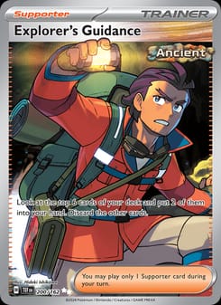 Explorer's Guidance 200/162 Ultra Rare – Temporal Forces Pokémon card