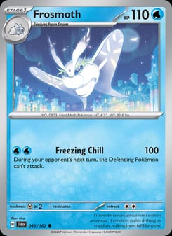 Frosmoth 046/162 Common – Temporal Forces Pokémon card