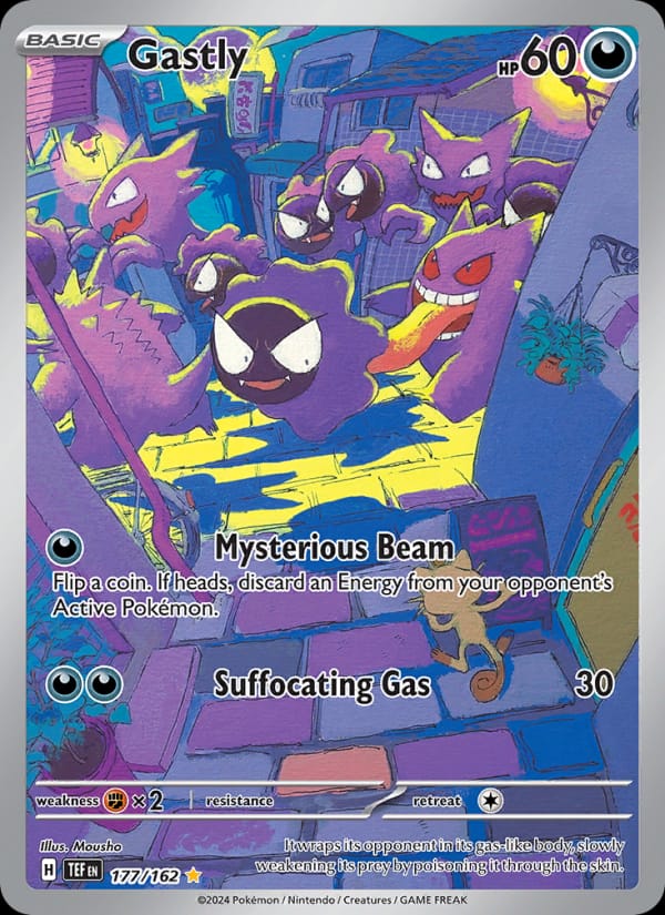 Gastly 177/162 Temporal Forces Pokémon card