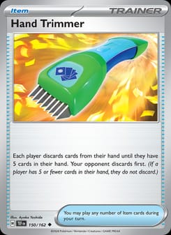 Hand Trimmer 150/162 Uncommon – Temporal Forces Pokémon card