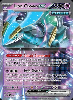 Iron Crown ex 081/162 Double Rare – Temporal Forces Pokémon card