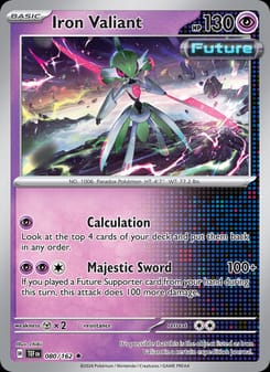 Iron Valiant 080/162 Rare – Temporal Forces Pokémon card