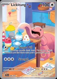 Lickitung 180/162 Illustration Rare – Temporal Forces Pokémon card