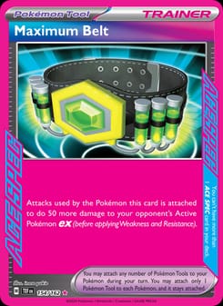 Maximum Belt 154/162 ACE SPEC Rare – Temporal Forces Pokémon card