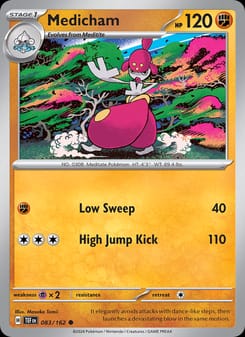 Medicham 083/162 Common – Temporal Forces Pokémon card