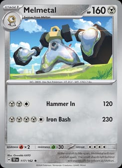 Melmetal 117/162 Rare – Temporal Forces Pokémon card