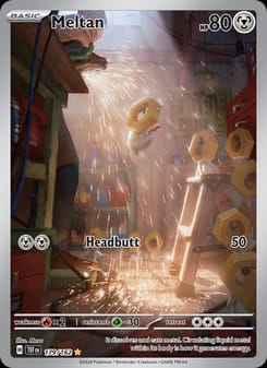 Meltan 179/162 Illustration Rare – Temporal Forces Pokémon card