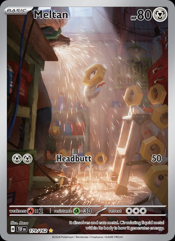 Meltan 179/162 Temporal Forces Pokémon card