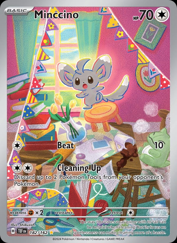 Minccino 182/162 Temporal Forces Pokémon card