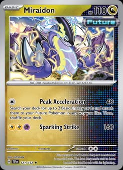 Miraidon 121/162 Rare – Temporal Forces Pokémon card