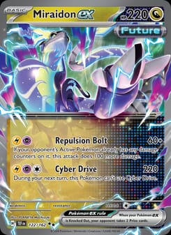 Miraidon ex 122/162 Double Rare – Temporal Forces Pokémon card