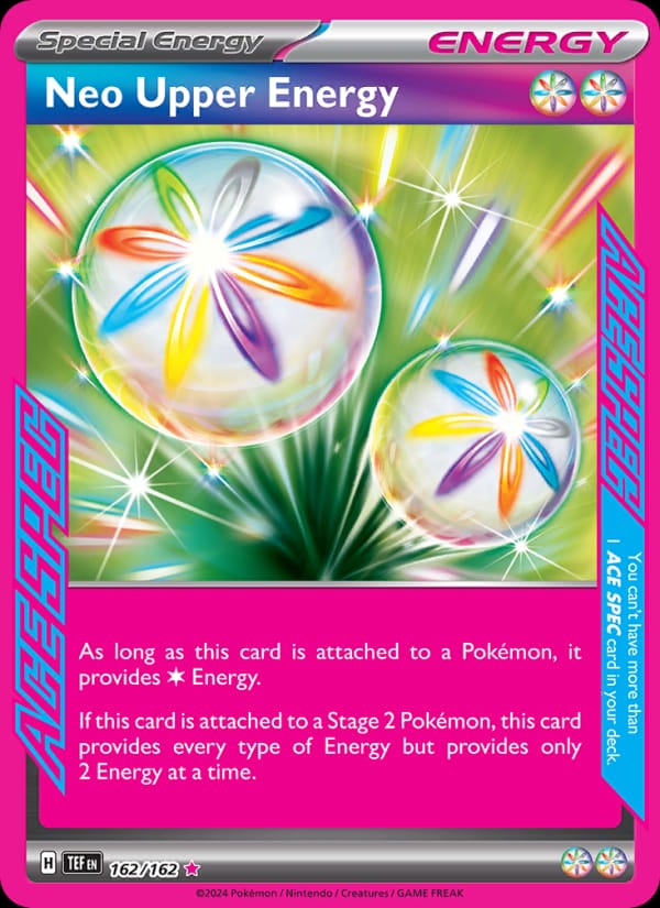 Neo Upper Energy 162/162 Temporal Forces Pokémon card