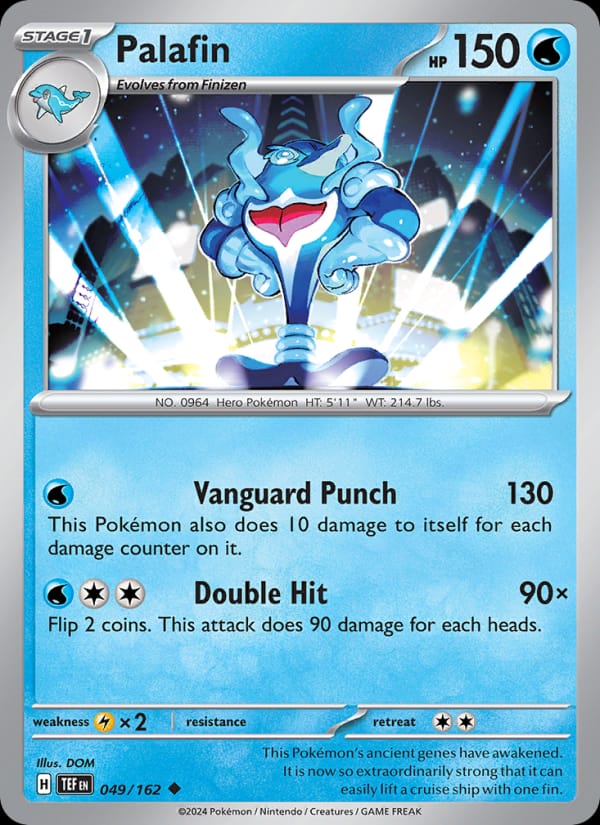 Palafin 049/162 Temporal Forces Pokémon card