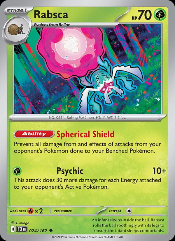 Rabsca 024/162 Temporal Forces Pokémon card