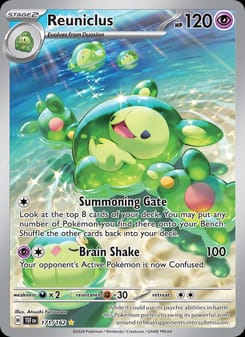 Reuniclus 171/162 Illustration Rare – Temporal Forces Pokémon card