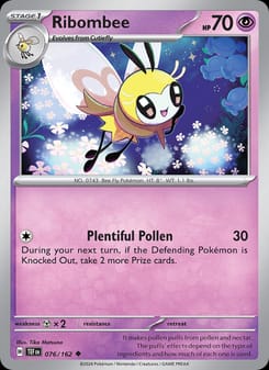 Ribombee 076/162 Uncommon – Temporal Forces Pokémon card