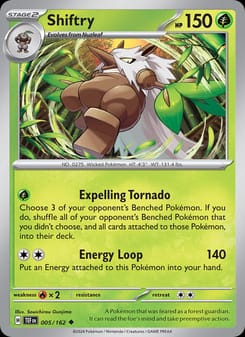 Shiftry 005/162 Uncommon – Temporal Forces Pokémon card