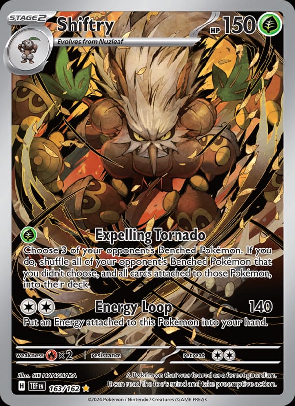 Shiftry 163/162 Temporal Forces Pokémon card