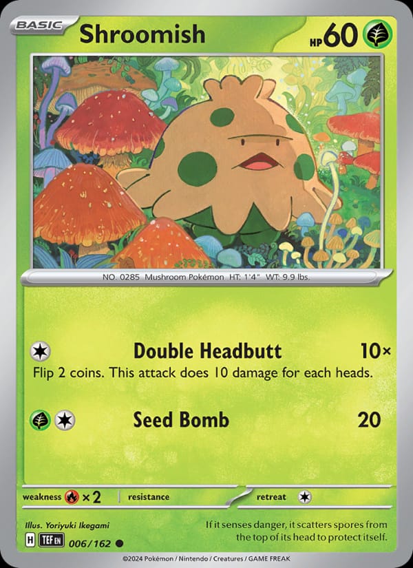 Shroomish 006/162 Temporal Forces Pokémon card