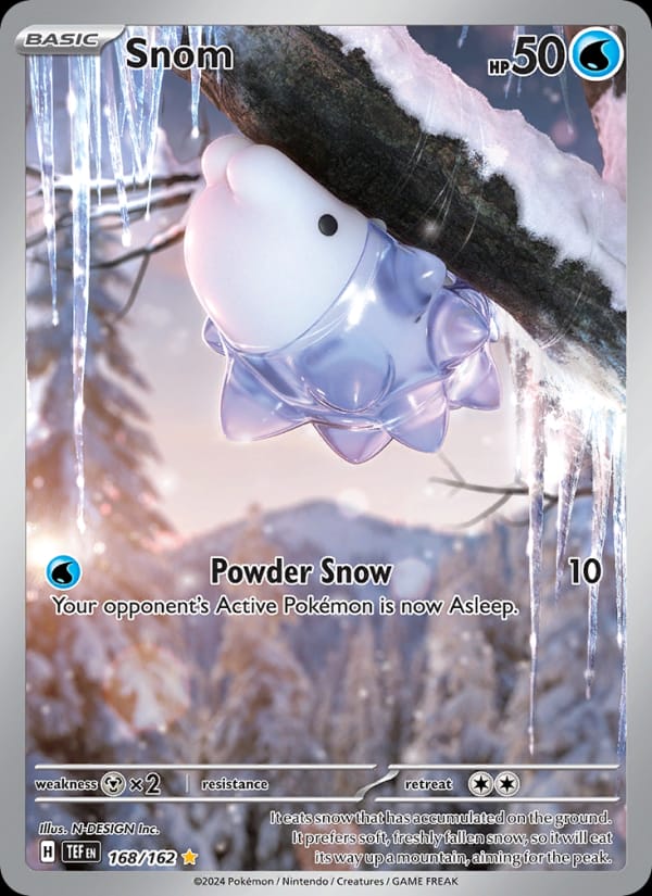 Snom 168/162 Temporal Forces Pokémon card