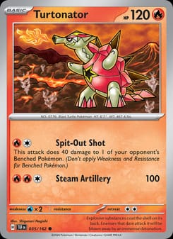 Turtonator 035/162 Common – Temporal Forces Pokémon card