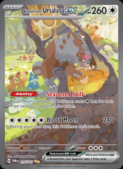 Bloodmoon Ursaluna ex 216/167 Special Illustration Rare – Twilight Masquerade Pokémon card