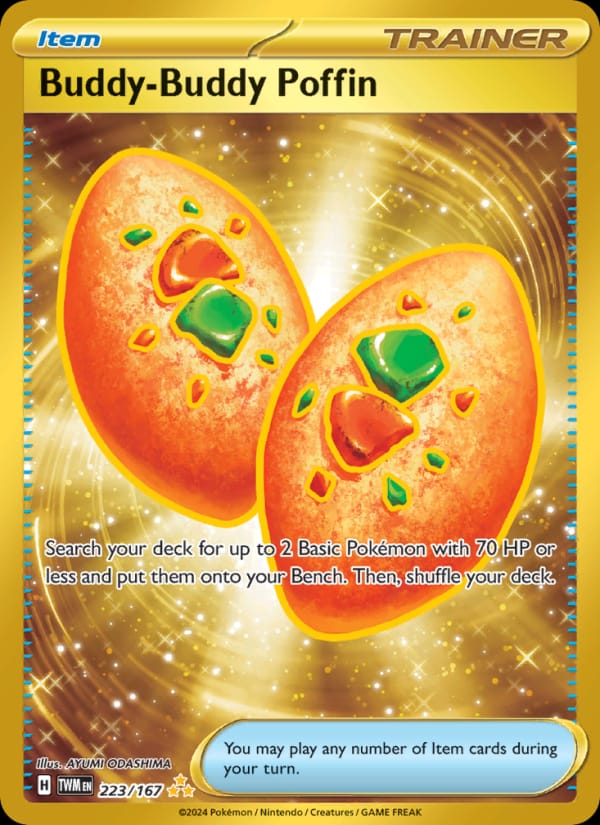 Buddy-Buddy Poffin 223/167 Twilight Masquerade Pokémon card