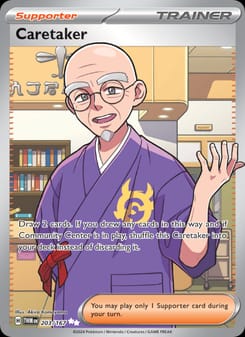 Caretaker 203/167 Ultra Rare – Twilight Masquerade Pokémon card