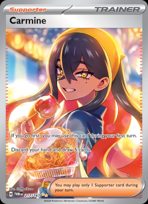 Carmine 217/167 Twilight Masquerade Pokémon card