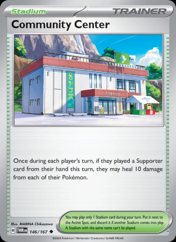 Community Center 146/167 Twilight Masquerade Pokémon card