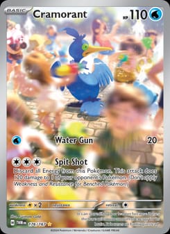 Cramorant 176/167 Illustration Rare – Twilight Masquerade Pokémon card