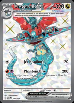 Dragapult ex 200/167 Ultra Rare – Twilight Masquerade Pokémon card