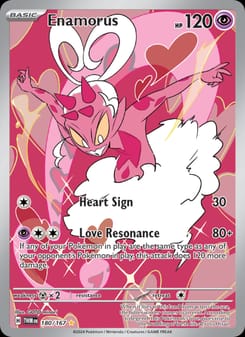 Enamorus 180/167 Illustration Rare – Twilight Masquerade Pokémon card