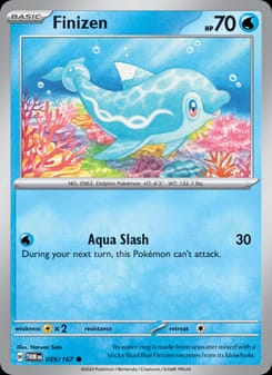 Finizen 059/167 Common – Twilight Masquerade Pokémon card