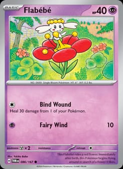 Flabébé 086/167 Common – Twilight Masquerade Pokémon card