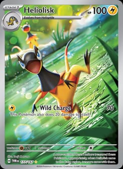 Heliolisk 177/167 Illustration Rare – Twilight Masquerade Pokémon card
