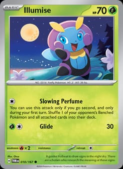 Illumise 010/167 Common – Twilight Masquerade Pokémon card