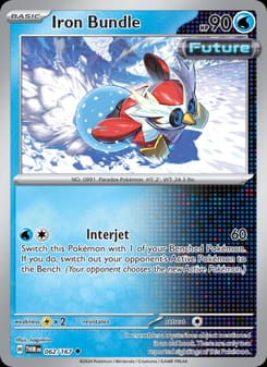 Iron Bundle 062/167 Uncommon – Twilight Masquerade Pokémon card
