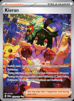 Kieran 218/167 Special Illustration Rare – Twilight Masquerade Pokémon card