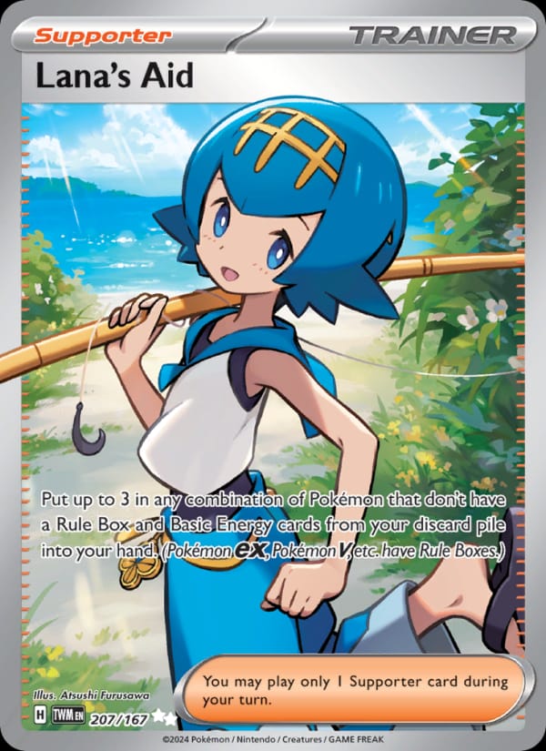Lana's Aid 207/167 Twilight Masquerade Pokémon card