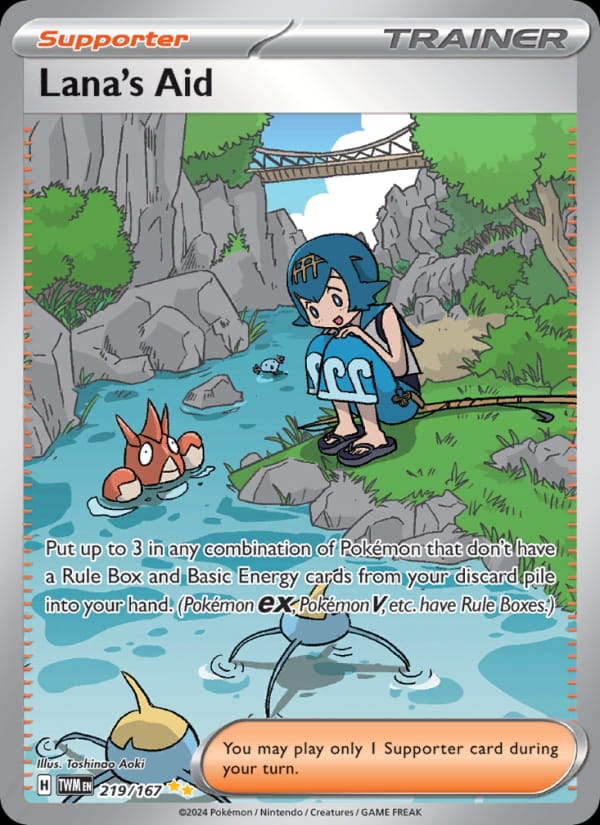 Lana's Aid 219/167 Twilight Masquerade Pokémon card